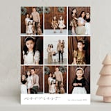 "Nueve" - Holiday Cards in Starlight by Robin Ott - Front