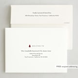 "Married" - Holiday Cards in Cardinal by Oma N. Ramkhelawan - FREE Recipient Addressing