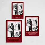 "Married" - Holiday Cards in Cardinal by Oma N. Ramkhelawan - Formats Available