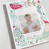 "Coastal Christmas" - Holiday Cards in Pink Sands by Sarah Knight - Detail