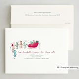 "Coastal Christmas" - Holiday Cards in Pink Sands by Sarah Knight - FREE Recipient Addressing