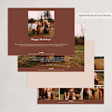 "raffaelo" - Holiday Cards in Fudge by chocomocacino - Back of Card Options