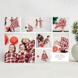 "Grosgrain" - Holiday Cards in Apple by Julee London - Front