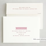 "Grosgrain" - Holiday Cards in Apple by Julee London - FREE Recipient Addressing