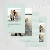 "Joy from the Beach" - Holiday Cards in Seaglass by Sarah Brown - Back of Card Options