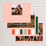"Festive Wishes" - Holiday Cards in Guava by Alicia Schultz - Back of Card Options