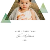 "Modern Holiday Tree" - Holiday Cards in Evergreen by Heather Francisco - Detail