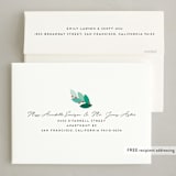 "Leaf Hues" - Holiday Cards in Emerald by Genna Blackburn - FREE Recipient Addressing