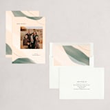 "Emerald Canyon" - Holiday Cards in Emerald by Wendy Chung - Assembled