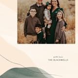"Emerald Canyon" - Holiday Cards in Emerald by Wendy Chung - Detail
