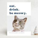"be meowy" - Holiday Cards in Holy Knight by Deborah Chou - Front