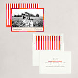 "Color Wrapped" - Holiday Cards in Berry by Nazia Hyder - Assembled