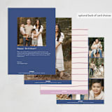"Stamped Plaid" - Holiday Cards in Sugar Plum by Julie Murray - Back of Card Options