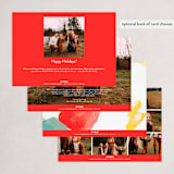 "Playful Palette" - Holiday Cards in Rainbow by Lindsay Megahed - Back of Card Options