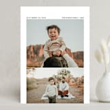 "stay" - Holiday Cards in Pearl by Jennifer Lew - Front