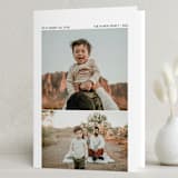 "stay" - Holiday Cards in Pearl by Jennifer Lew - Folded Card