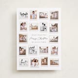 "Many Merry Moments" - Holiday Cards in Snowflake by Hooray Creative - Front
