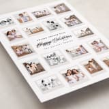 "Many Merry Moments" - Holiday Cards in Snowflake by Hooray Creative - Detail