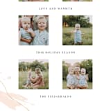 "Delicate Strokes" - Holiday Cards in Blush by Wendy Chung - Detail