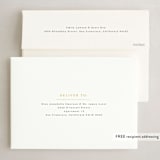 "Delicate Strokes" - Holiday Cards in Blush by Wendy Chung - FREE Recipient Addressing