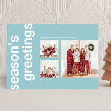 "Classic Seasons Greetings" - Holiday Cards in Sea by James Derit - Front
