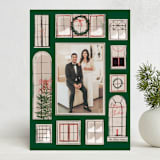 "Winter Windows" - Holiday Cards in Pine by Baumbirdy - Front