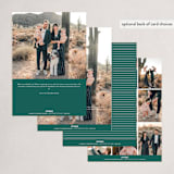 "Simply Serene" - Holiday Cards in Pine by Lauren Chism - Back of Card Options