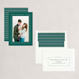 "Simply Serene" - Holiday Cards in Pine by Lauren Chism - Assembled