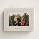 "Garland" - Holiday Cards in Buttercream by Kate Ahn - Folded Card