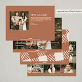 "Warm Fuzzy" - Holiday Cards in Caramel Mocha by Merian - Back of Card Options