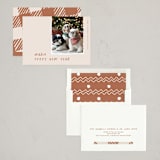"Warm Fuzzy" - Holiday Cards in Caramel Mocha by Merian - Assembled