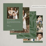 "Doing Our Best" - Holiday Cards in Evergreen by Olivia Goree - Back of Card Options