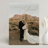 "Wedding Season" - Holiday Cards in Champagne by Corinne Malesic - Front