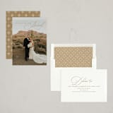 "Wedding Season" - Holiday Cards in Champagne by Corinne Malesic - Assembled