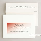 "plaid focus" - Holiday Cards in Cardinal by Rebecca Durflinger - FREE Recipient Addressing