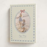 "Little Bow" - Holiday Cards in Celestial by Helena Vitto - Folded Card