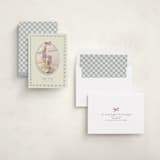 "Little Bow" - Holiday Cards in Celestial by Helena Vitto - Assembled