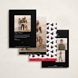"Iconic" - Holiday Cards in Cotton by Stacey Meacham - Back of Card Options