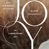"Joy Elegance" - Holiday Cards in Snow White by Nam Bourassa - Detail
