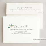 "Joy Elegance" - Holiday Cards in Snow White by Nam Bourassa - FREE Recipient Addressing