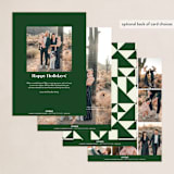 "Finally Hugs" - Holiday Cards in Douglas Fir by Anna Elder - Back of Card Options