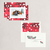 "White Berries" - Holiday Cards in Persimmon by Cricket and Bee - Assembled