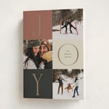 "Joyful Trio" - Holiday Cards in Rust by Nicoletta Savod - Folded Card