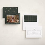 "Christmas Classic" - Holiday Cards in Deep Moss by Design Lotus - Assembled
