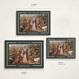 "Christmas Classic" - Holiday Cards in Deep Moss by Design Lotus - Formats Available