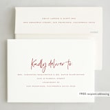"Our Favorites" - Holiday Cards in Cherry by Michelle Taylor - FREE Recipient Addressing