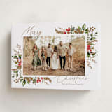 "A Sparkle of Holiday" - Holiday Cards in Snow by Chris Griffith - Folded Card