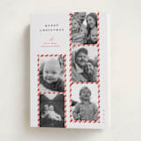 "Peppermint Strip" - Holiday Cards in Peppermint by Carrie ONeal - Folded Card
