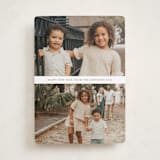 "Deux" - Holiday Cards in Cloud by Nicole Walsh - Front