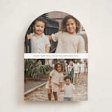 "Deux" - Holiday Cards in Cloud by Nicole Walsh - Front